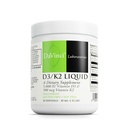 DAVINCI Labs D3/K2 Liquide - Supplément Vitamine liquide D & Vitamine K pour la santé des os, le soutien cardiaque et l'absorption de calcium - 30mL (30 portions)