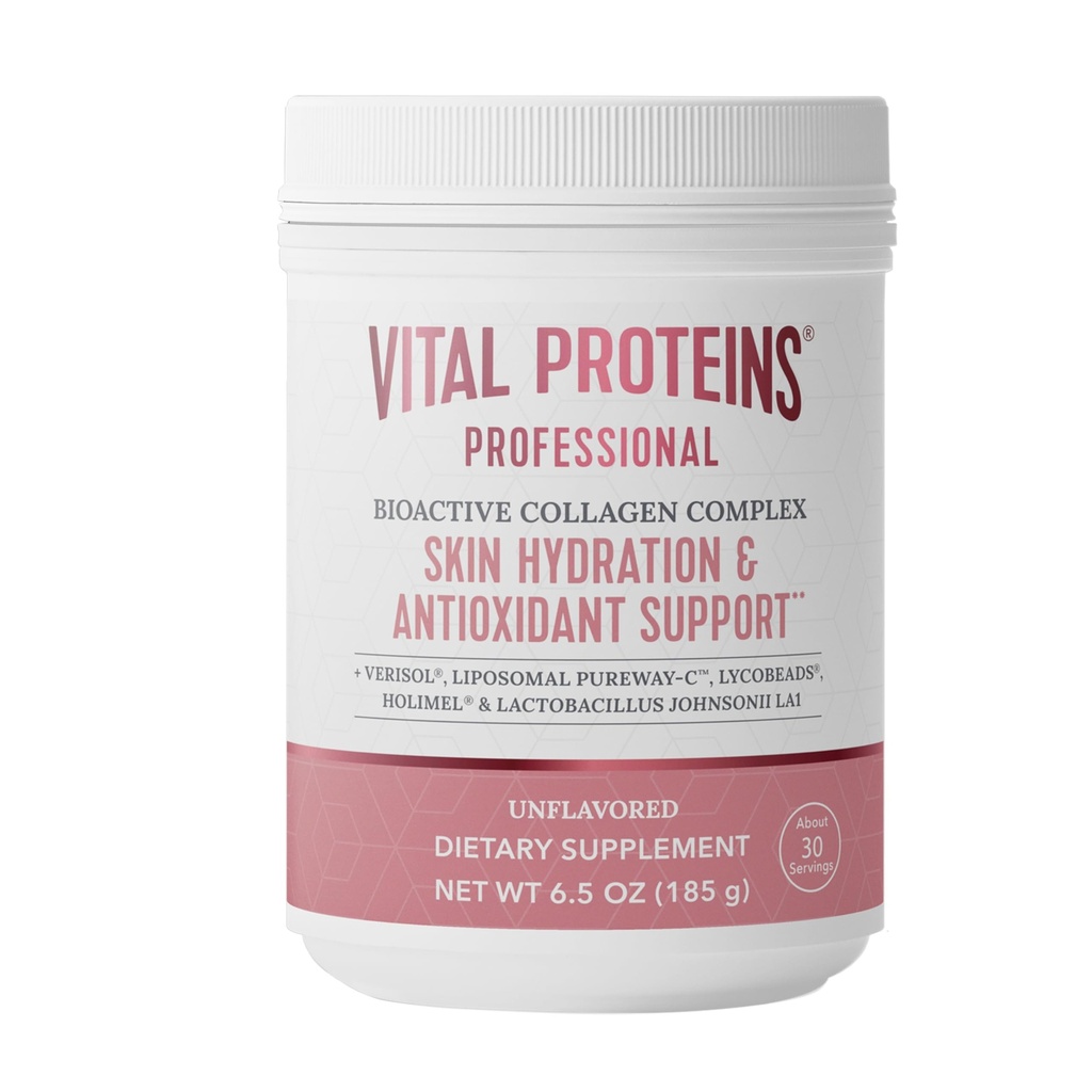 Proteine Vitale Professionale Bioactive Collagen Complex Skin Hydration & Antioxidant Support, 6.5oz