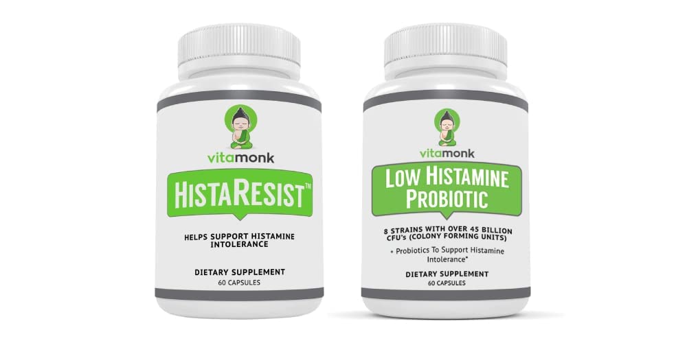 HistaResistTM Histamin Blocker für Histamin Intoleranz und niedrige Histamin Probiotika - Kampf Histamin Intoleranz und Unterstützung Balanced Gut Health