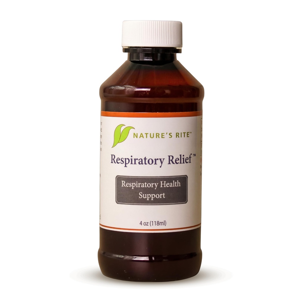 Nature's Rite Respiratory Relief mit kolloidalem Silber und Pfefferminzöl - Unterstützung für Atemkomfort - 4oz (Neu) - 1 Count