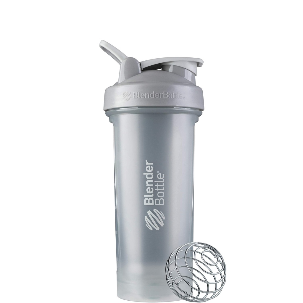 BlenderBottle Classic V2 Shaker Bottle Perfekt für Protein Shakes und Pre Workout, 28-Ounce, Pebble Grey