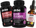 Gocce della vescica di Detox & Kidney Cleanse Detox - Supporto del detox del fegato renale Supplemento Gocce liquide, Latte Thistle Dandelion - Supporto del rene Integratore della vescica Salute Vitamine Renali