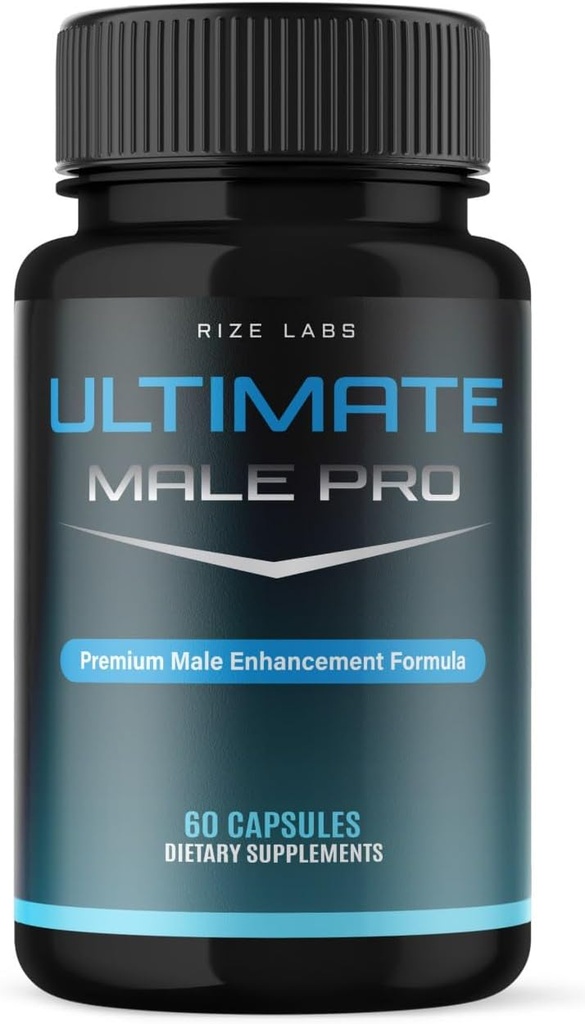 Ultimate Male Pro Capsules für Männer, Ultimate Male Extreme Supplement, All-Natural-Unterstützung für einen gesunden aktiven Lebensstil, UltimateMalePro Bewertungen ((60 Kapseln)