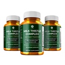 1 Support du foie Triple Pack - 180 Capsules - Thistle de lait et racine de dandelion