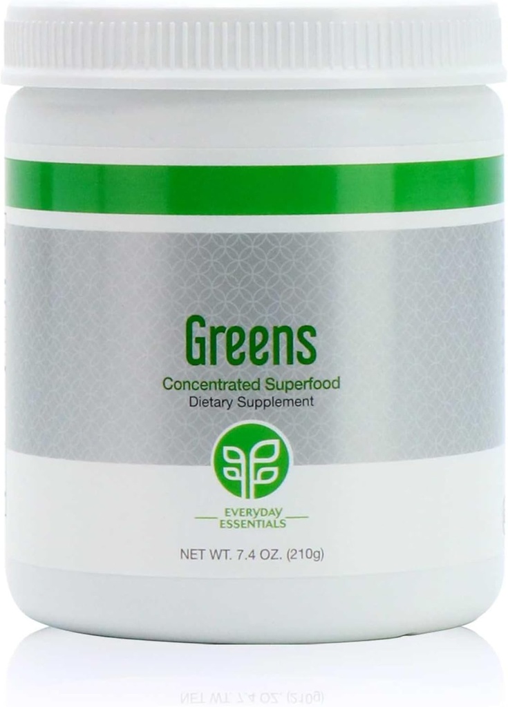 Pure Greens 210g - Greens Powder mit Superfoods, Antioxidantien und Phytonährstoffen mit vier proprietären Blends. Einfach mit Wasser oder Saft mischen. Vegan-Friendly, natürlich mit Stevia gesüßt.