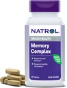 Natrol Memory Complex with Ginkgo Biloba 120mg and B Vitamins, Dietary Supplement for Brain Health and Memory Support, 60 Tablets, 30 Day Supply