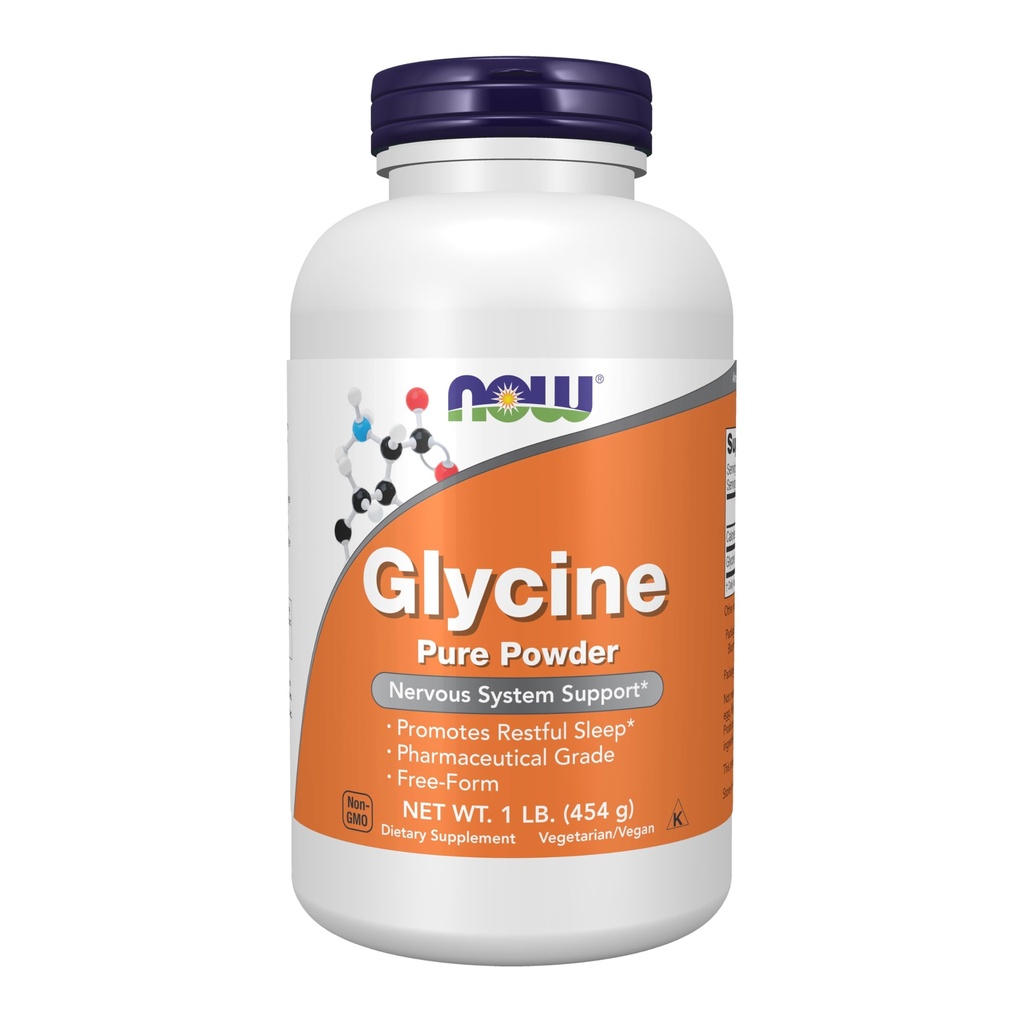 JETZT Nahrungsergänzungsmittel, Glycin reines Pulver, fördert Restful Sleep*, Neurotransmitter-Unterstützung*, 1-Pound
