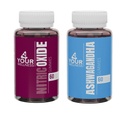 4YWN Nitric Oxide und Ashwagandha Gummies Supplement Bundle, Energie und Restaurierung, Non-GMO, Gluten-Free, Gelatin Free & Kosher | für Daily Focus Boost