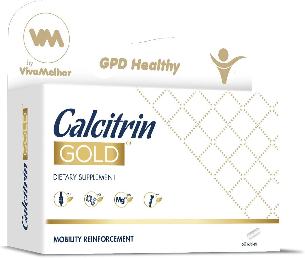 Calcitrin Gold Nahrungsergänzung, Mobilitätsverstärkung, 60 Tabletten