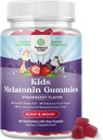 Natures Craft Melatonin Gummis für Kinder Schlafunterstützung - Hassle-Free Kids Melatonin Gummis für Mood-Unterstützung - Köstliche und tümmige Freundliche Gummy 1 Mg Kleinen Non-GMO Gluten kostenlos und Halal