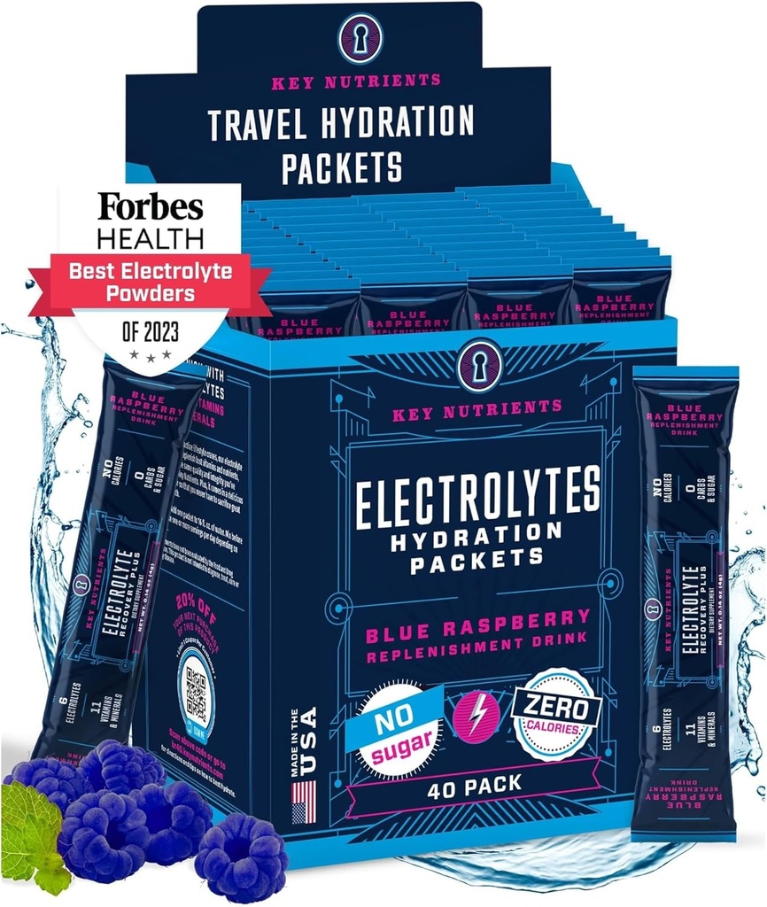 KEY NUTRIENTs Elettroliti Blue Raspberry 40s