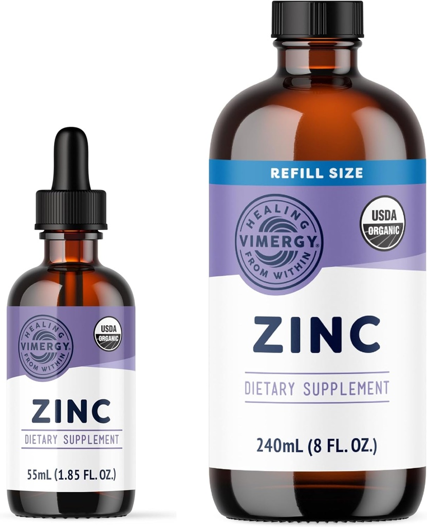 Vimergy Liquid Zinc 55 mL und Zink-Refill 240 mL - Bundle