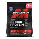 MuscleTech Platinum 8-Hour Protein Powder - 7 Premium Protein Sources con Whey & Casein Protein per un aumento del muscolo magro, resistenza e recupero migliorato - Milk Chocolate, 50 Servings