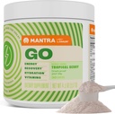 Zahler Mantra Go, The Pre-Workout Energy Booster Supplement, Tropical Berry Flavored, 30 Serve.