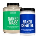 NAKED Soy-Free Protein Bundle: 8LB Vegan Maß Creatine