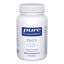 Pure Encapsulations DHEA 25 mg - Ergänzung für Immununterstützung, Hormonbilanz, Stoffwechselunterstützung und Energieniveaus* - mit Micronized DHEA - 60 Kapseln