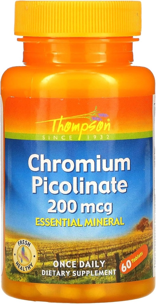 Thompson Chromium Picolinat, 60 Tabletten