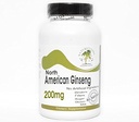 North American Ginseng 200mg ~ 200 Capsules - No Additives ~ Naturetition Supplements