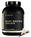 Kaged Whey Protein Isolate Powder Vanilla 100% Pure Low Lactose Whey Post Workout Recovery Drink Supports Muscle-Building 25g per Serving 41 Serve
