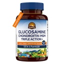Vitalitown Glucosamine Chondroitin MSM | Collagen, Boswellia, Turmeric, Hyaluronsäure, Bromelain | Triple Action+ Formel | 12 Zutaten | 90 Tabletten, keine Schalentiere
