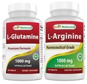 Best Naturals L-Glutamin 1000mg & L-Arginin 1000 mg