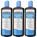 3 Confezione Terapeutica Carbone Tar Gel Shampoo Anti Dandruff - Psoriasi, Dermatite Seborreica, 16 oz ogni bottiglia - Grande formato - T Gel
