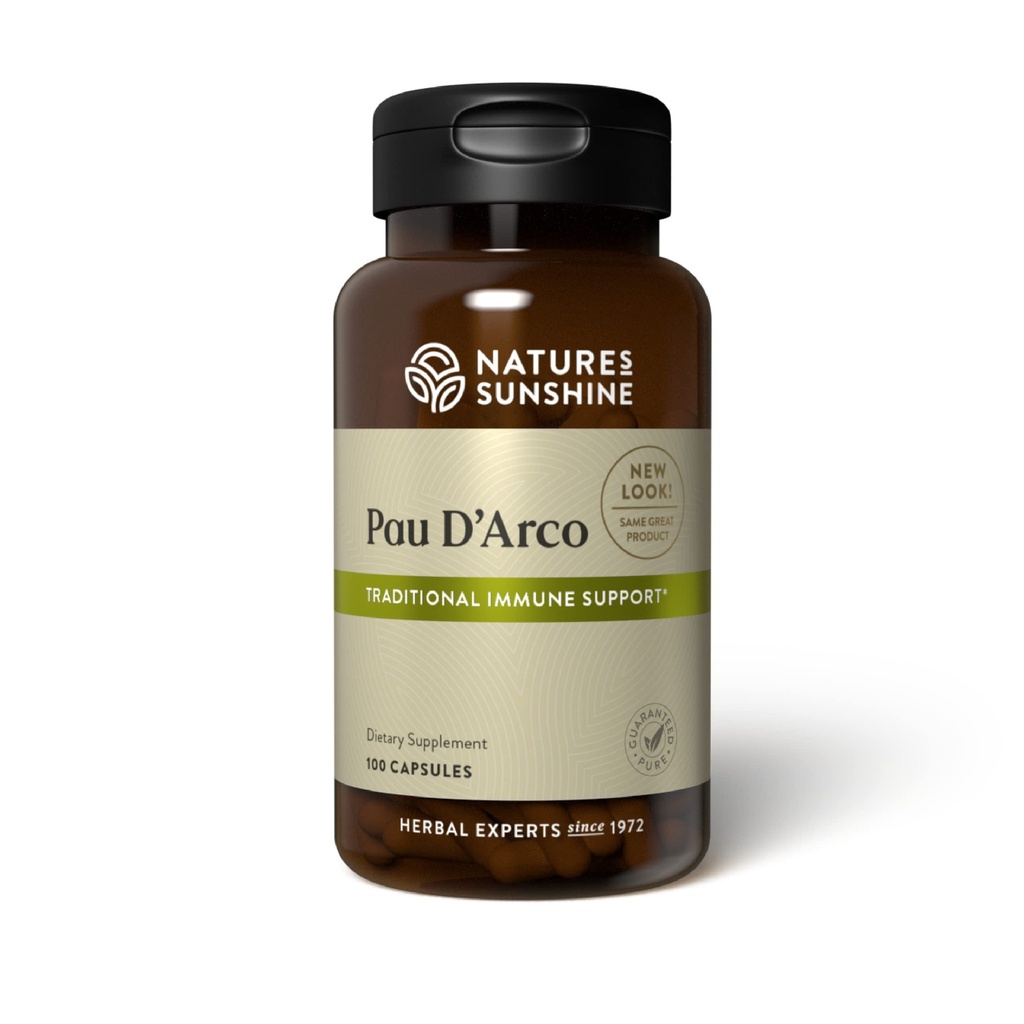 La Sunshine Pau D’Arco, 100 Capsule | Supporta il Sistema Immune, Fornisce Antiossidanti e Assiste il Processo di Detossicazione Naturale