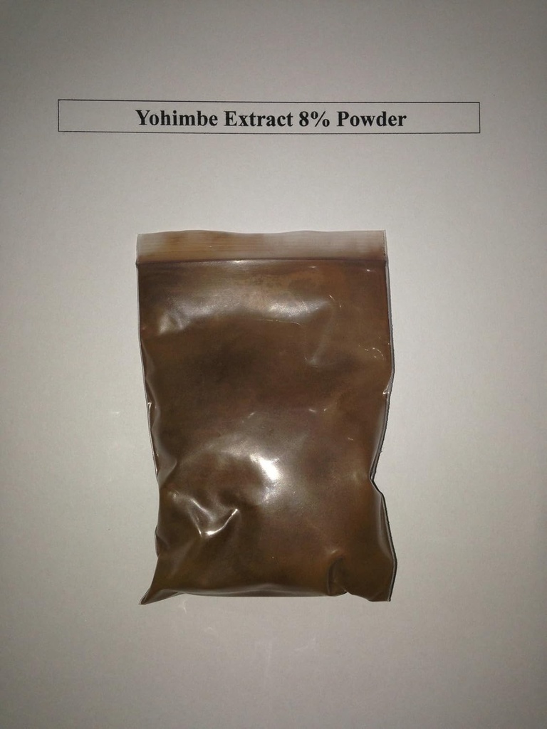 8% yohimbina Yohimbe Bark estratto polvere/afrodina 100 grammi