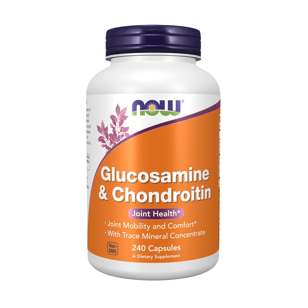 JETZT Ergänzungen, Glucosamin & Chondroitin, mit Trace Mineral Konzentrat und Alfalfa, 240 Veg Kapseln