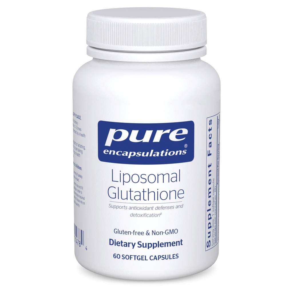 Pure Encapsulations Liposomal Glutathione - Supporto Immune & Liver Detox* - Protezione Antiossidante - con Setria Glutathione - Non-GMO - 60 capsule Softgel