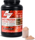 Polvere proteica del siero di cioccolato | Stack muscolare ottimale di progettazione scientifica, Gut, Cervello, Immune | Protein, BCAA, Creatina, L-Glutamina, Probiotici, Enzimi digestivi | Cioccolato ricco, 38.9oz