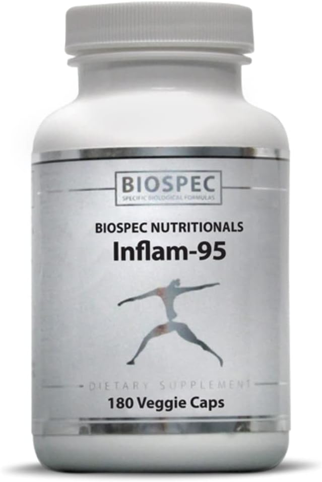 Inflam-95 - Ginger Root Extract 2.000 mg, Curcumin Root Extract, Boswellia Serrata Extract, Nettle Leaf Extract, Bioperine - Support Healthy Inflammatory Response*