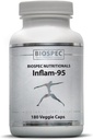 Inflam-95 - Ginger Root Extract 2.000 mg, Curcumin Root Extract, Boswellia Serrata Extract, Nettle Leaf Extract, Bioperine - Support Healthy Inflammatory Response*