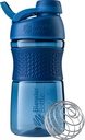 BlenderBottle 20-Ounce Black e Navy Protein Shaker Bottiglie con BlenderBall Wire Whisk