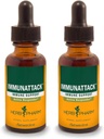 Kräuter Pharm Immunattack flüssige Kräuterformel für Immunsystemunterstützung - 1 Unze (FIMAT01) (Pack mit 2)