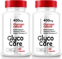 (2 Pack) Glyco Care Capsules, Glyco Care Advanced Blood Support Supplement, Glyco Care Health Support Pills, Formula di massima resistenza per il benessere generale, Tutte le recensioni GlycoCare naturali (120 capsule)