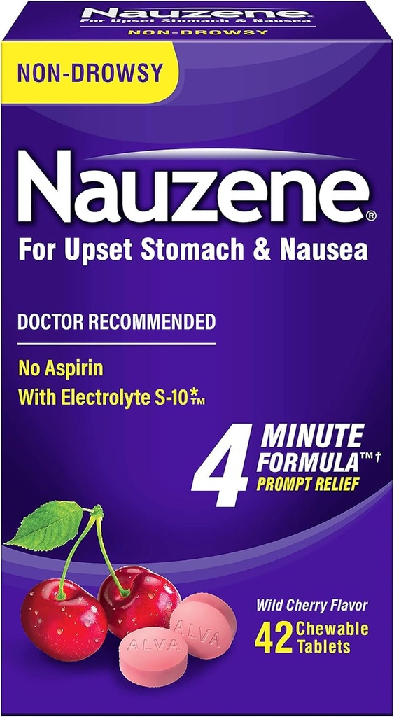 Nauzene für Nausea Relief Kautabletten, 40 Zähler