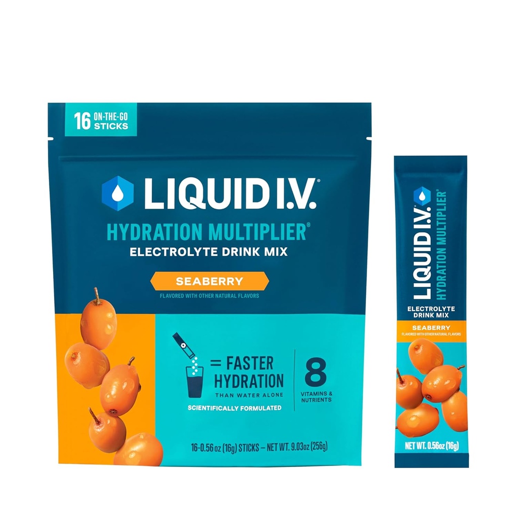 Liquido I.V.® Hydration Multiplier -Electrolyte Powder Drink Mix | 12 Pack (192 Serve)