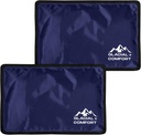 Glacial Comfort Gel Ice Pack für Rückenschmerzen - (12" x 8") Wiederverwendbare Kalte Pads für Hip, Knie, Schulterverletzungen, Muskeln, Migraine & Postpartum Erholung mit Flex Technology - Nach Chirurgie.