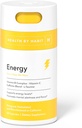 Salute per Habit Energy Supplement (60 capsule) - Natual Caffeine Blend, Vitamine B & C, Supporta livelli di energia, Promuove l'Alertness Mentale e Focus, Vegan, Non OGM, Sugar Free (1 pacchetto)
