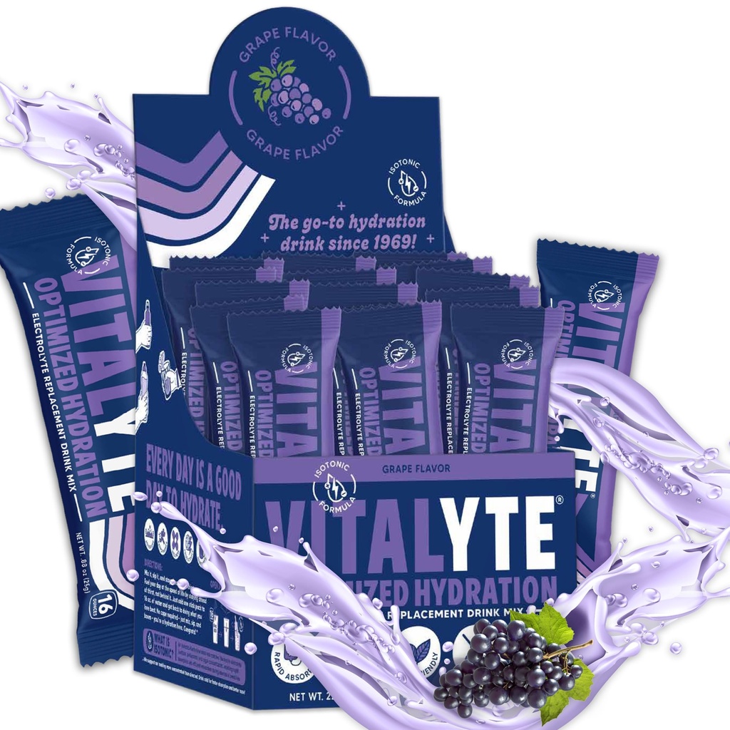 Vitalyte Elektrolyte Pakete Isotonische Sport-Getränke | Elektrolyte Pulver-Packets Sporternährung Elektrolyt-Ersatz Getränke Dehydratation Relief-Packets
