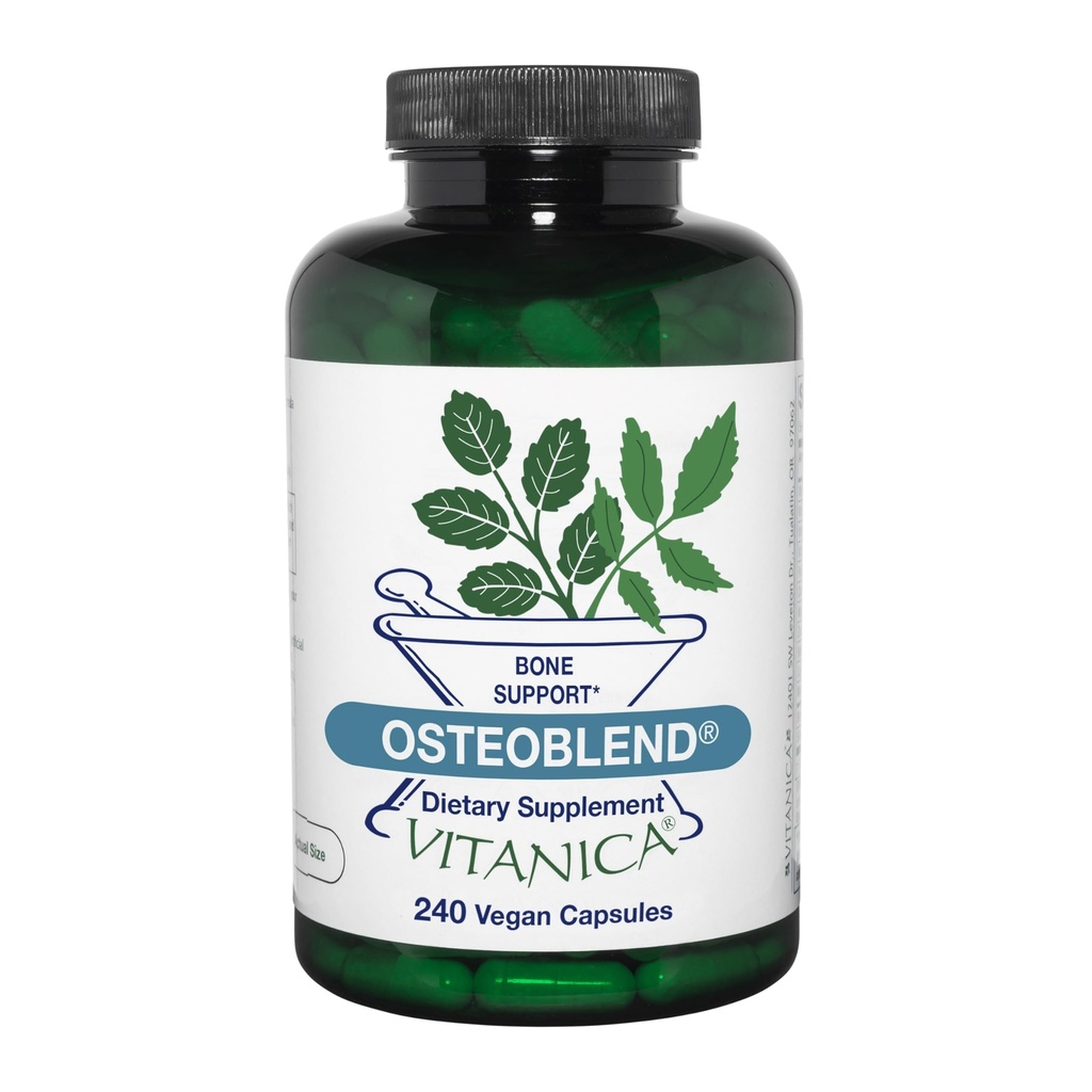 Vitanica, OsteoBlend, Knochenunterstützung, Vegan, 240 Kapseln
