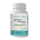Natural's Trove Melatonin 3mg + L Theanine 200mg – Calma e Rilassamento – 120 Kosher Capsule Vegetariani