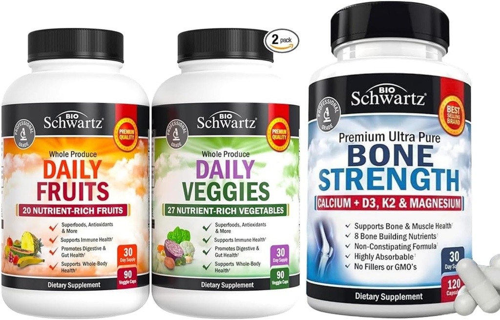 Triple Strength Omega 3 Fish Oil Softgels (1 Monat Versorgung) Plus Glucosamin Chondroitin MSM Triple Strength Joint Support Supplement (1 Monat Versorgung)
