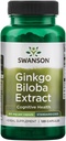 Swanson Ginkgo Biloba Extrait 24% 60 Milligrammes 120 Capsules