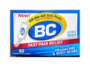 BC Pain Relief Pulver Sticks, 50 Sticks Per Pack (3 Packs)