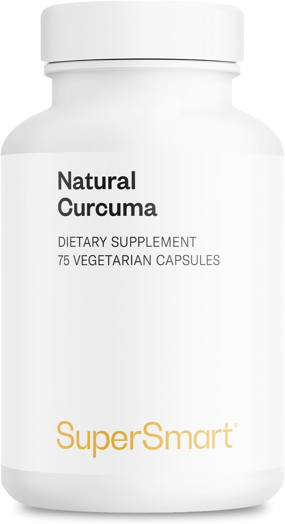 Supersmart - Curcuma naturel 2500mg par jour (haute puissance) - Curcuma longa supplément d'extrait - Curcumine tumère 95 % Curcuminoides