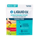 Liquid I.V.® Multiplier d'hydratation Variété sans sucre - Melon de framboise, Lime de citron, Pêche blanche, Raisin vert (Paquet varié)