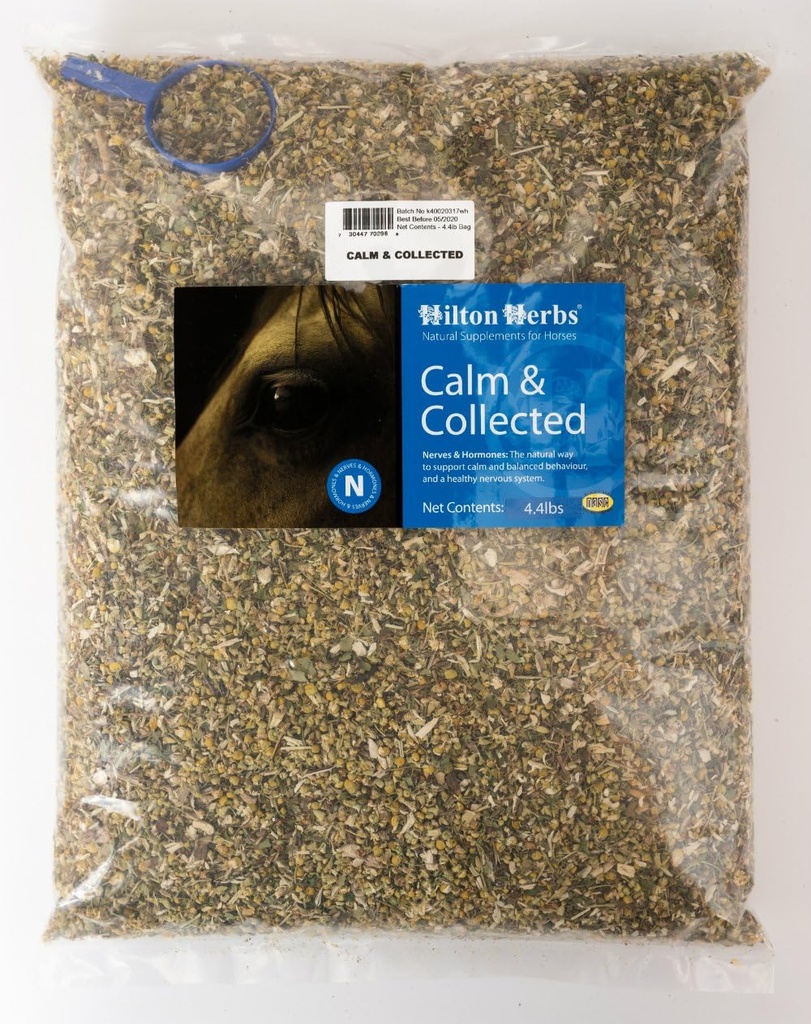 Hilton Kräuter 1 Stück ruhig &amp; Gesammelte 4.4 lb Pferde-Ergänzungstasche