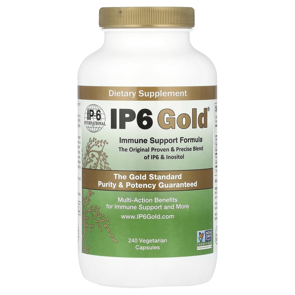 IP6 Gold Immununterstützung Formel, 240 Vegetarische Kapseln